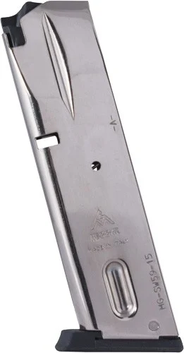 MEC-GAR MAGAZINE S 5900 - SERIES 9MM LUGER 15RD NICKEL