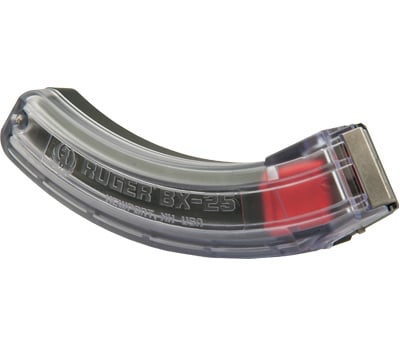 Ruger BX-25 25 Round Magazine, 22LR (Clear) - 90591