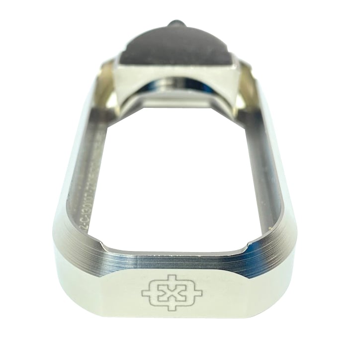 Cross Armory CRGFMWSV Flared Magwell Compatible w/Glock Gen1-3 Silver Anodized Aluminum - No Credit Card Fees - Low, flat rate shipping
