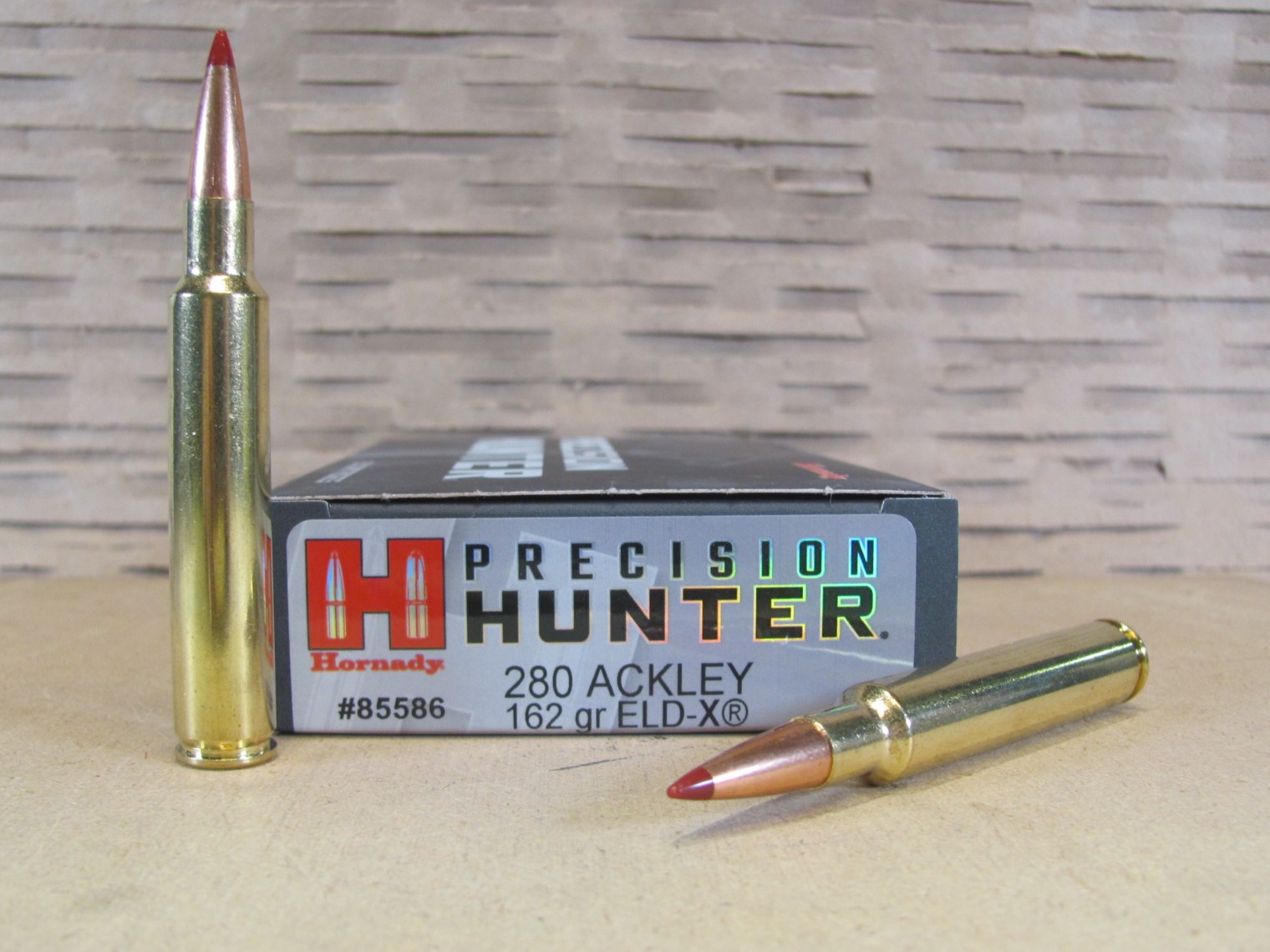 20 Round Box – 280 Ackley 162 Grain ELD-X Hornady Precision Hunter Ammo – 85586