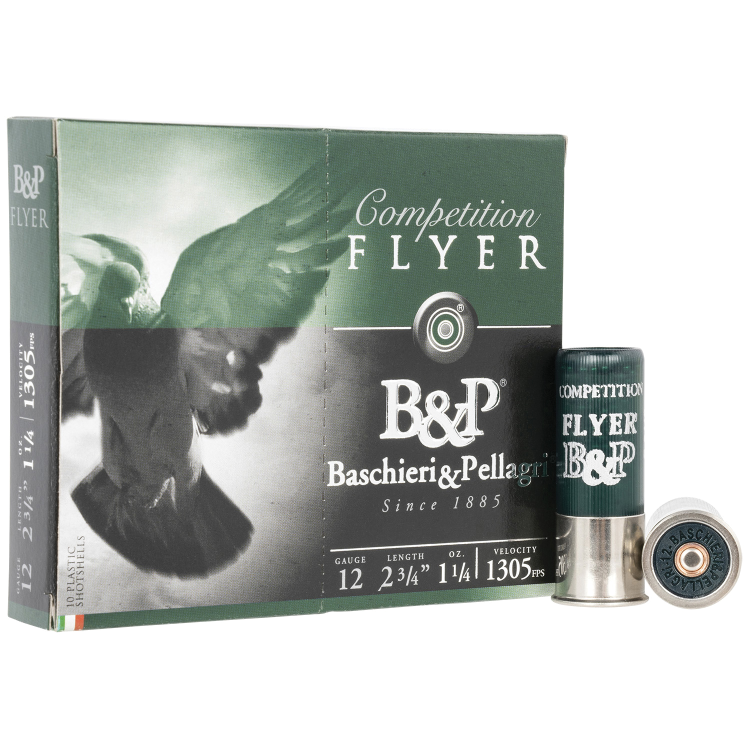 B&P 12B14P75 Competition Flyer 12Gauge 2.75″ 1 1/4oz 7.5Shot 10 Per Box/10 Case - No Credit Card Fees - Low, flat rate shipping
