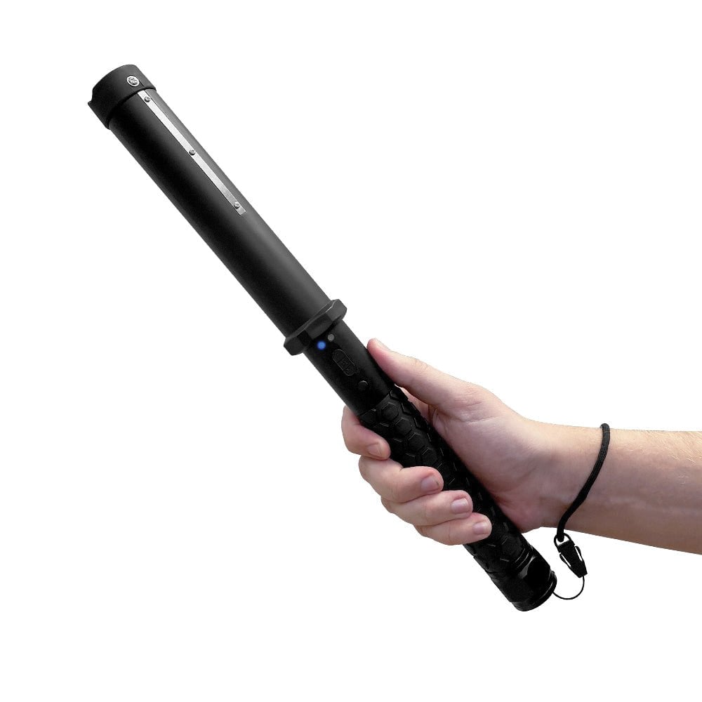 Guard Dog Sidekick 1.60" x 15.50" Rechargeable Stun Gun w/Flashlight, Black