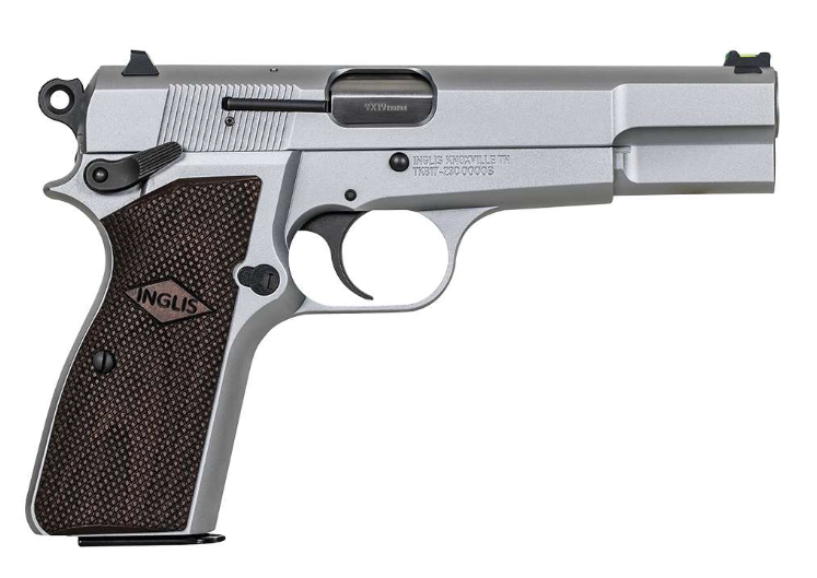 Inglis 12000001 P-35 Hi-Power 9mm 4.7" 15+1 Nickel