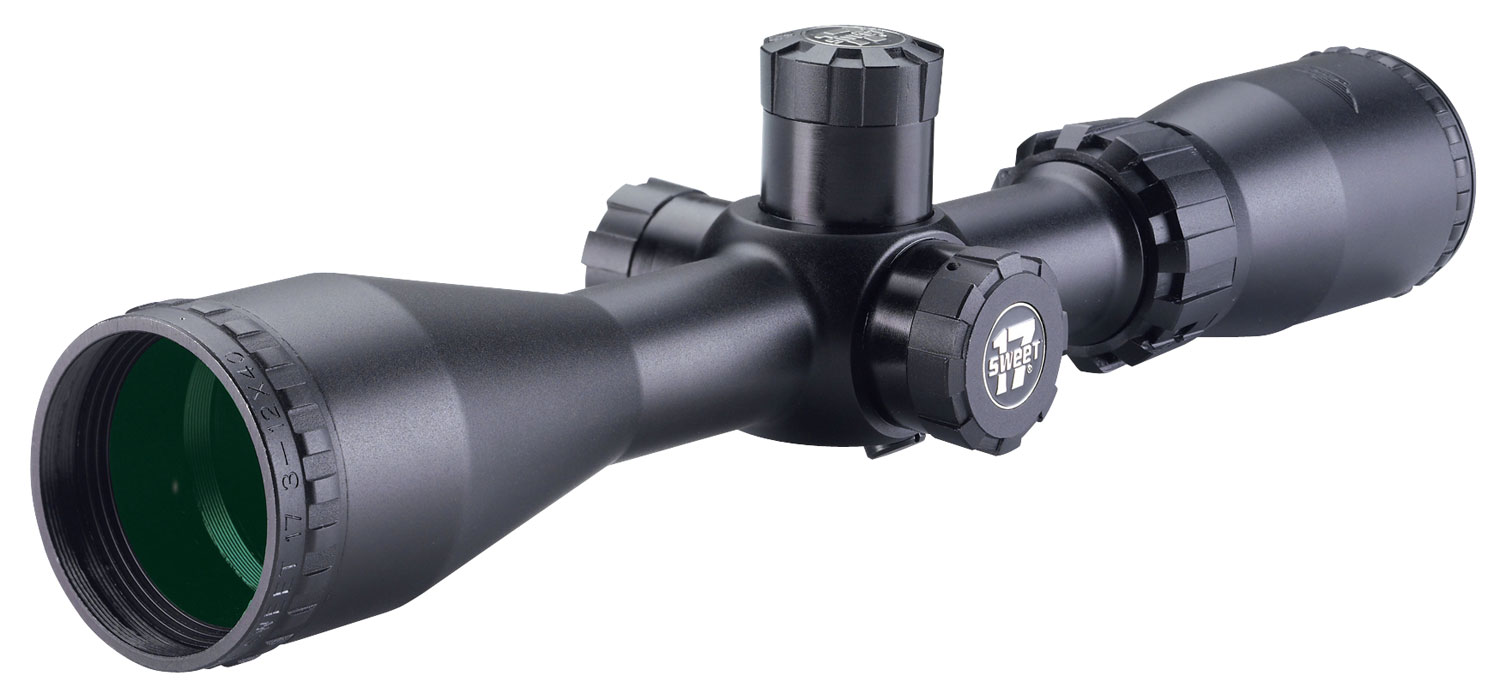 BSA Optics Sweet .17 SP 3-12x40mm 30/30 Duplex Rifle Scope - S17312X40