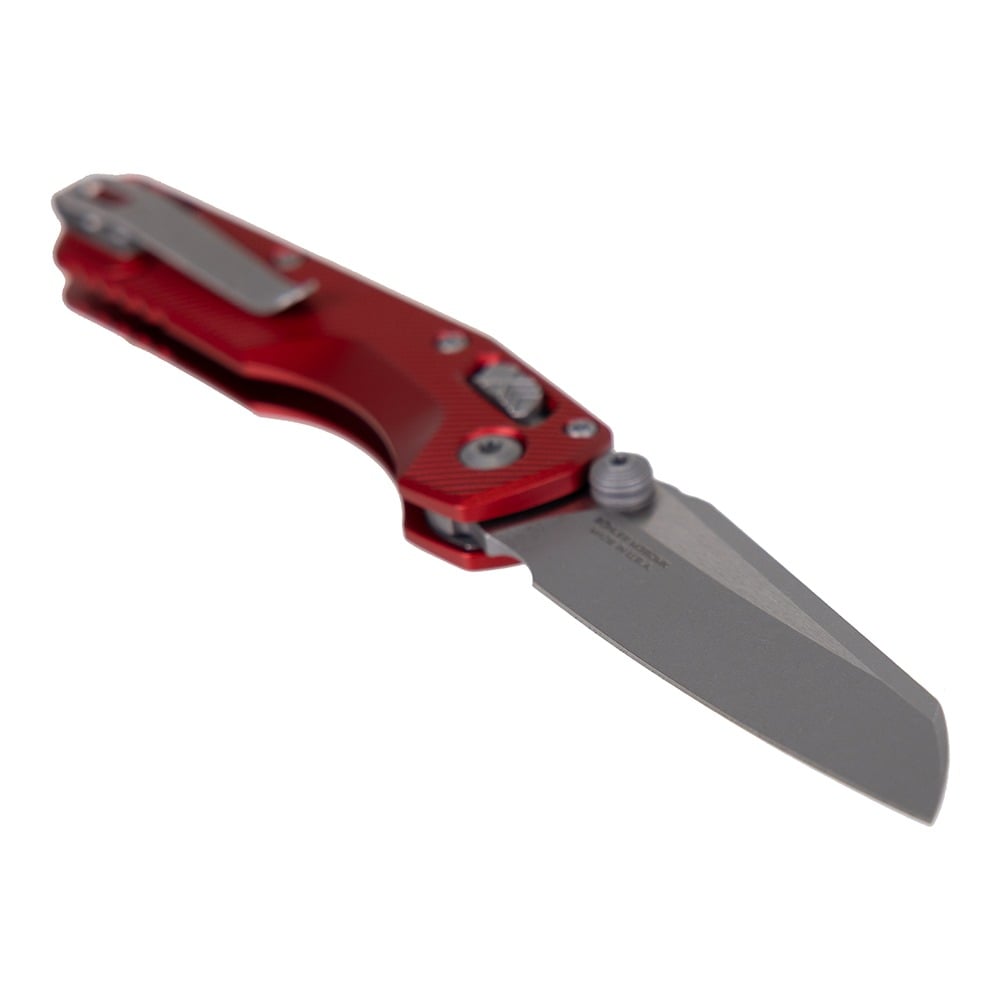 MICROTECH MINI FOLDING KNIFE, RED