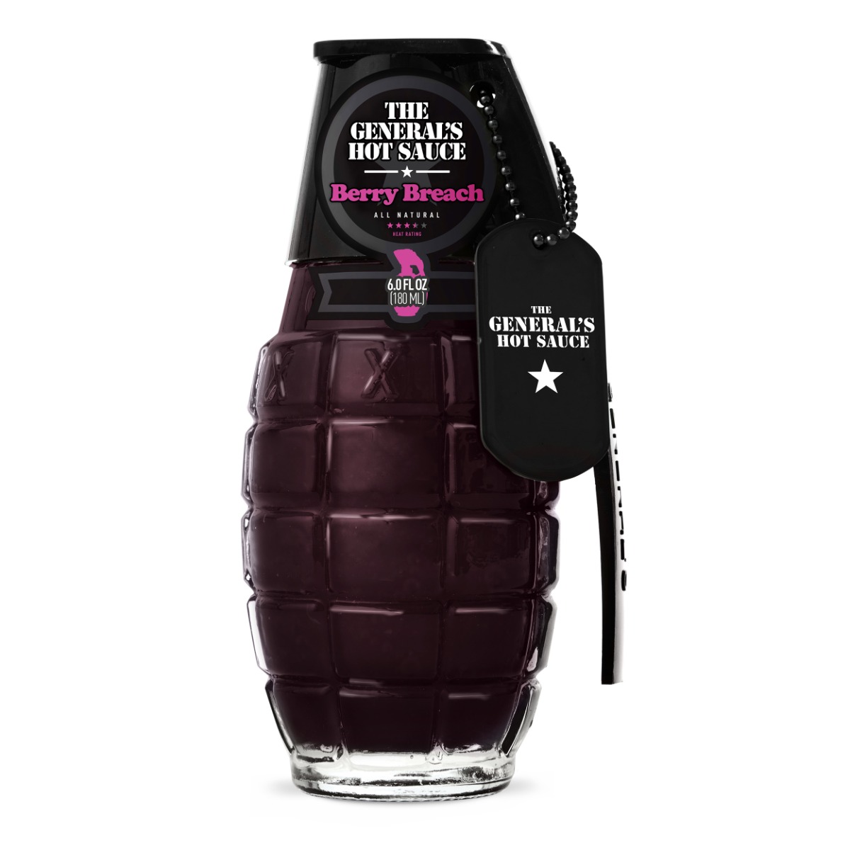 The General's Hot Sauce 6oz, Berry Breach - 0311-068