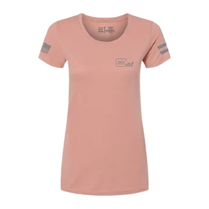 GLK AP96363 GLOCK GIRL FLAG TEE M   PINK