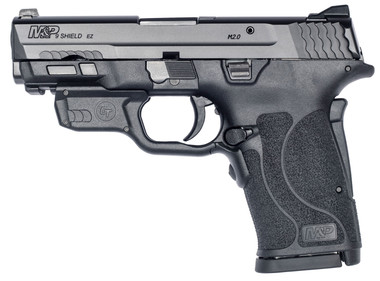 Smith  Wesson 12439 MP Shield EZ M2.0 9mm Luger 3.68 81 Black Black Armornite Stainless Steel Slide Black Polymer Grip Crimson Trace Red Laser No Manual