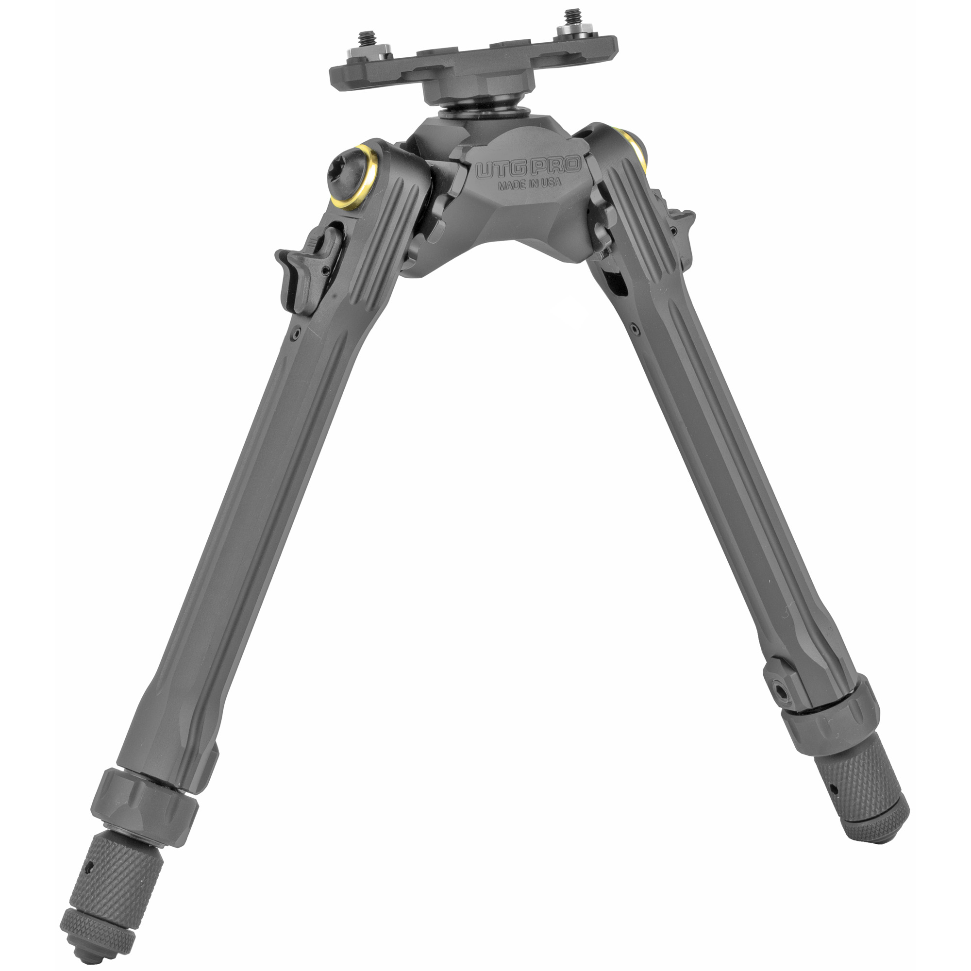 Leapers, Inc. - UTG TBNR Bipod, Black, M-LOK, 8.5"-11" - TLUBP01M