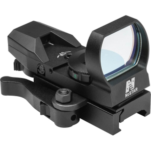 NcStar Red Four Reticle Reflex - QR Mount - Black