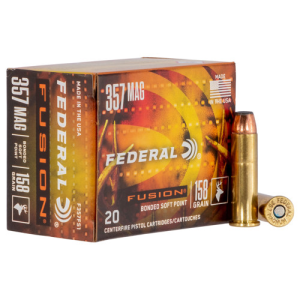 Fusion FEDERAL AMMO Fushion 357 Mag 158gr Bonded Soft Point Ammunition | 20 Rounds
