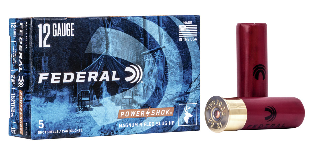 FED PWRSHK 12GA 2.75 MG RFL SG 5/250 - No Credit Card Fees - Low, flat rate shipping