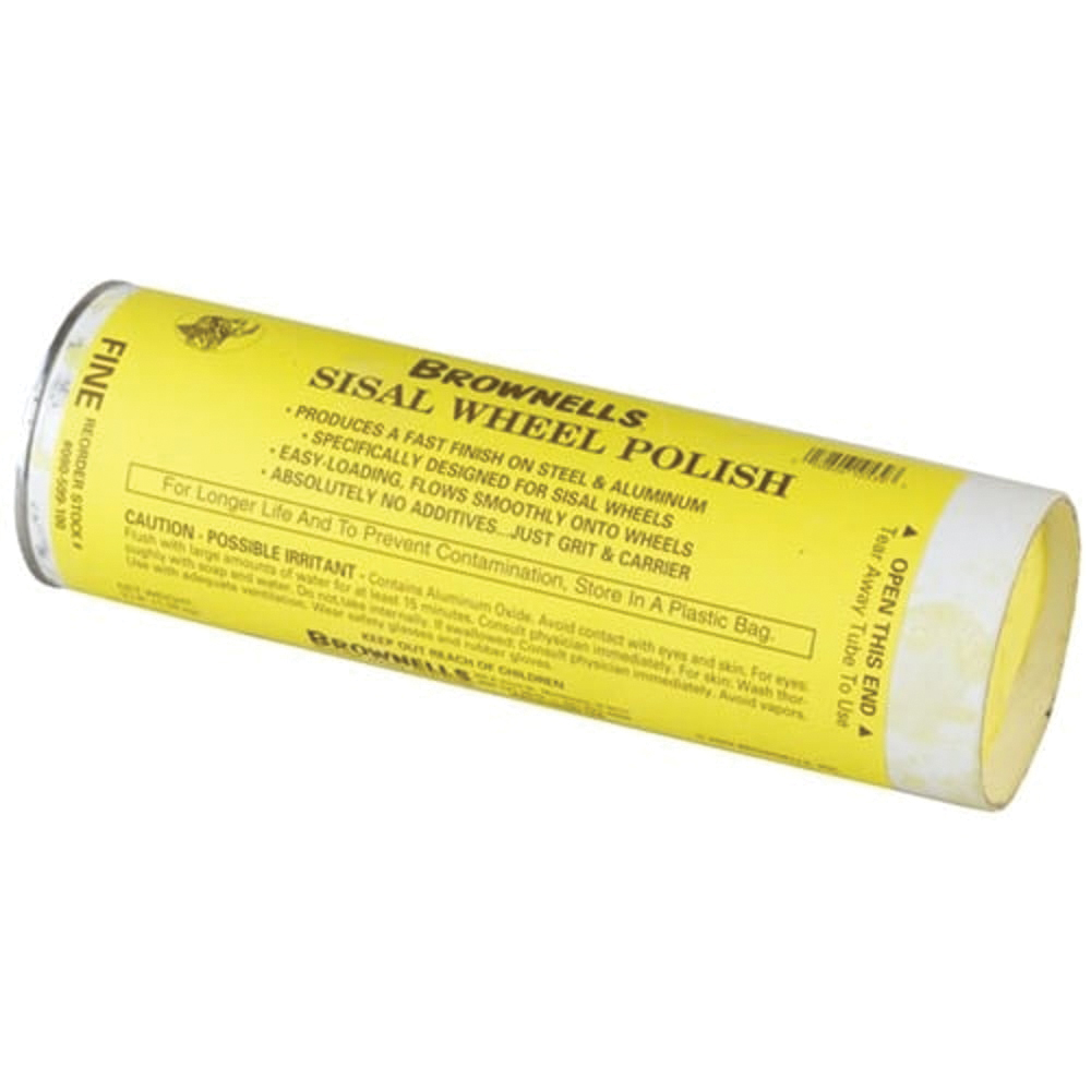 Brownells Fine Grit Sisal Wheel Polish, 3 lb Cardboard Tube