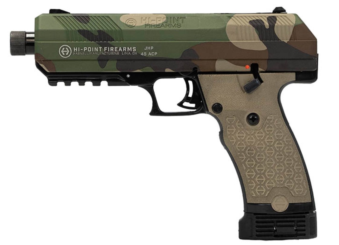 Hi-Point JHP 45 ACP Pistol - Gen2 M81 Camo, 9+1 Capacity