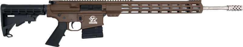 GLFA AR10 Rifle 6.5mm Creedmoor 20" Buck Brown