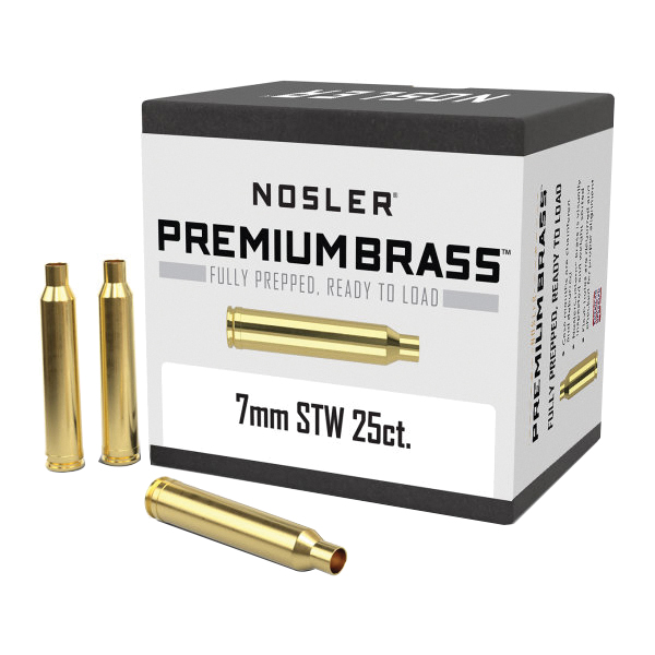 Nosler 7mm STW Large Rifle Premium Brass, 25rds
