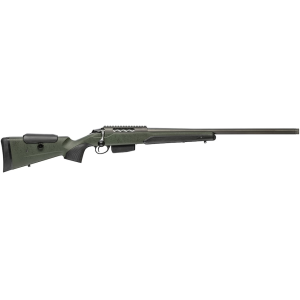 Tikka T3x Super Varmint Bolt Action Rifle 22-250 Remington 24" Tungsten Cerakote Threaded Barrel Tungsten Cerakote Frame Green Adjustable Comb Stock