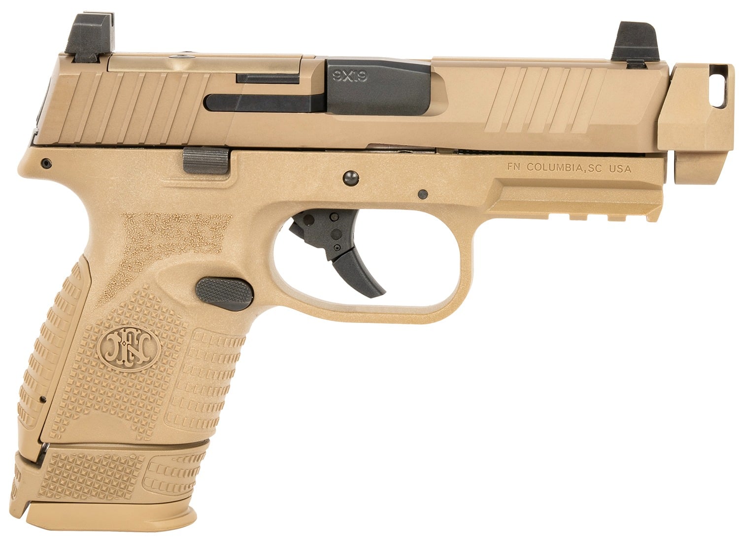 FN 509C MRD COMP 9MM FDE 4″ 15+1 - No Credit Card Fees - Low, flat rate shipping