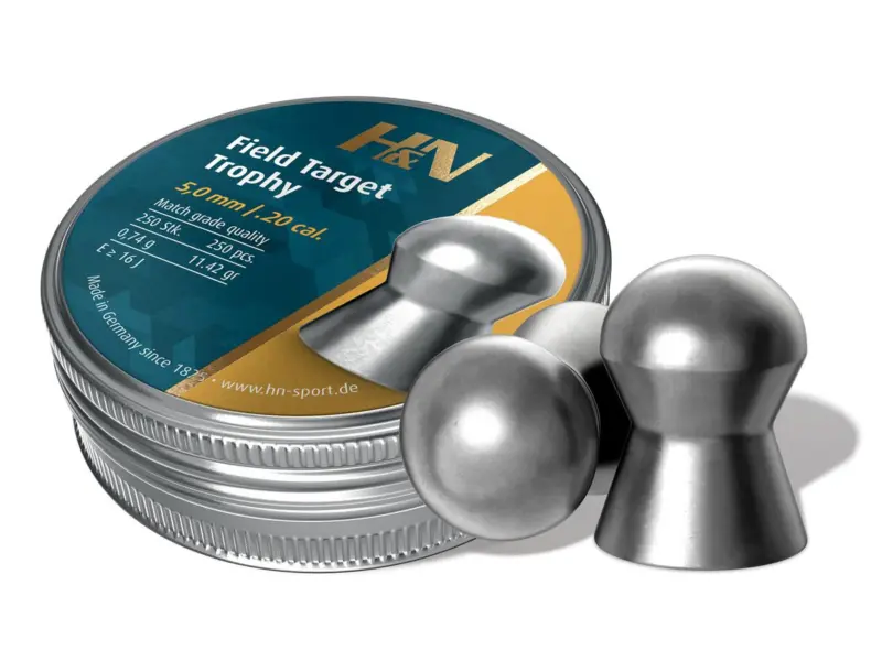 H Field Target Trophy Pellets .20 cal. 250/ct Round Tin