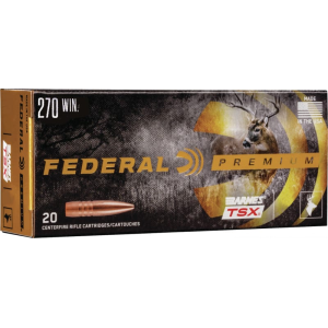 Federal P270L Premium 270 Win 130 gr Barnes Triple-Shock X - 20rd Box