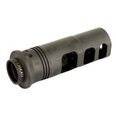 SureFire SOCOM 5/8x24 RH .338 Lapua Suppressor Adapter Muzzle Brake, Black - SFMB-338-5,8-24