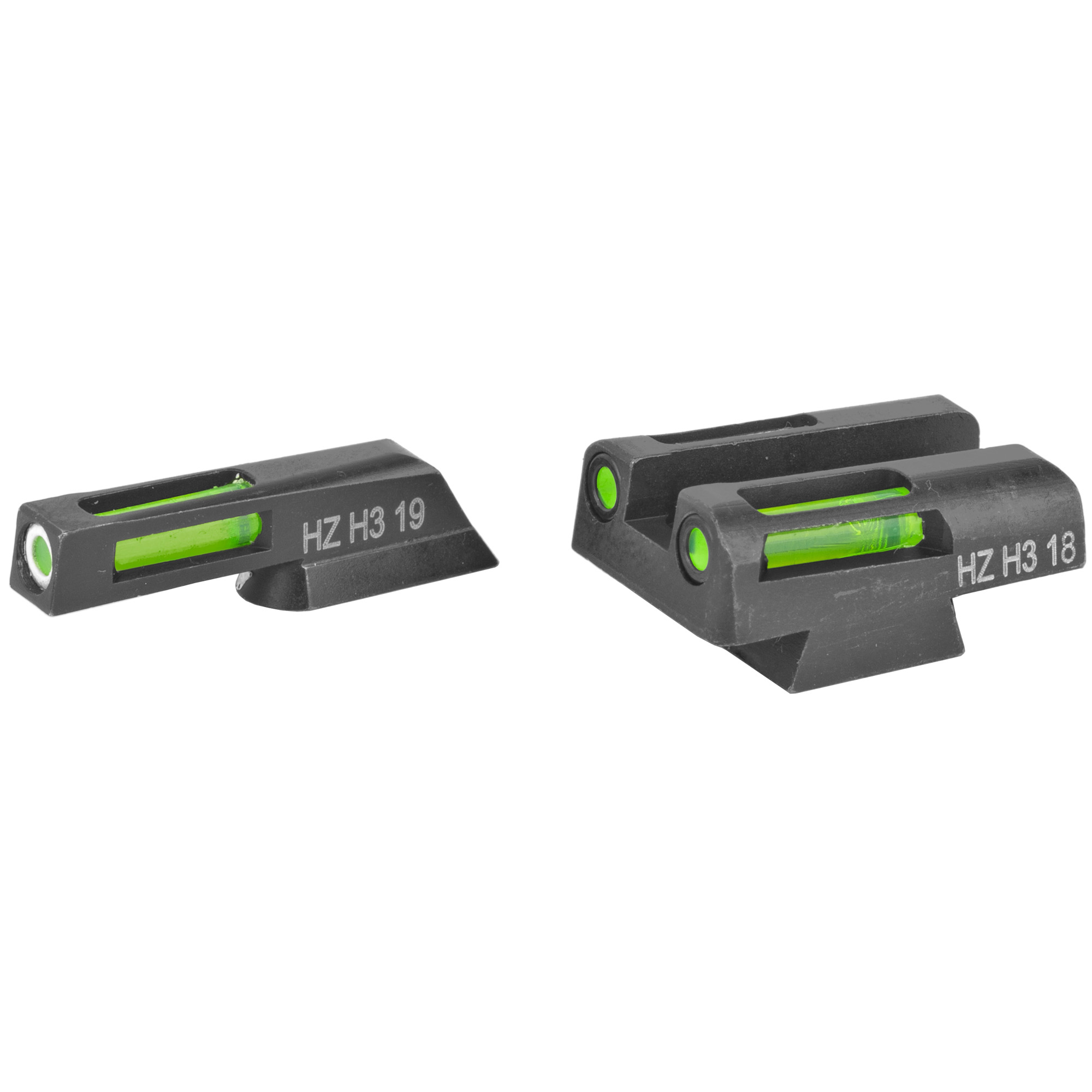 Hi-Viz LightWave H3 CZ75/85 Green, Green Front/Rear CZN321