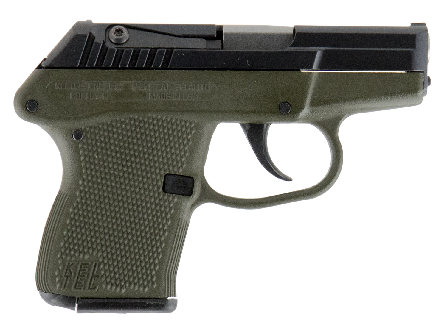 Kel-Tec P32 .32 ACP Pistol - Green Finish, 7+1 Capacity