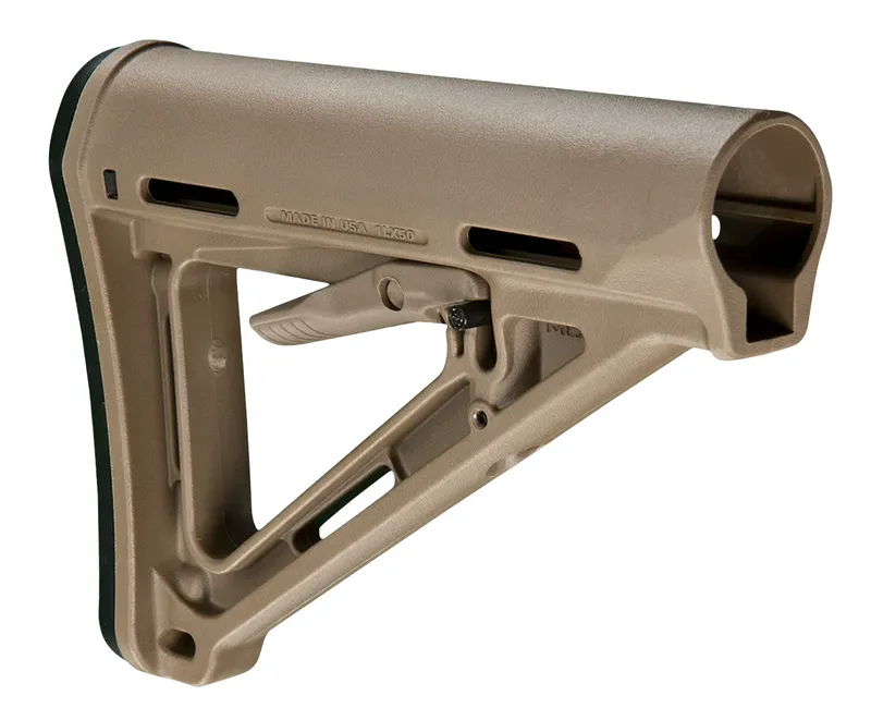Magpul MAG400FDE MOE Carbine Stock Flat Dark Earth Synthetic for AR15 M16 M4 with MilSpec Tube (Tube Not Included)