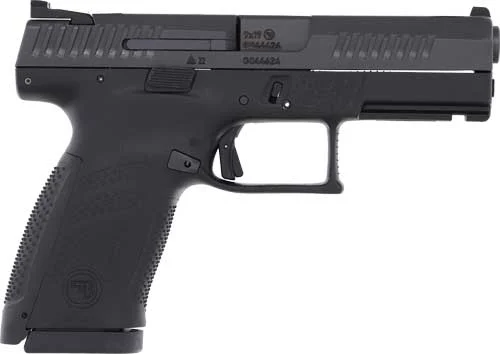 CZ P-10 C 9MM FS 10-SHOT - REVERSIBLE MAG CATCH BLACK