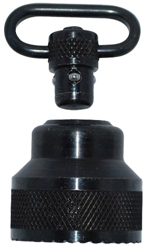 GrovTec Magazine Cap w/ 1" Push Button Swivel for Mossberg 590 to 835, 12 Gauge Shotgun - GTSW298