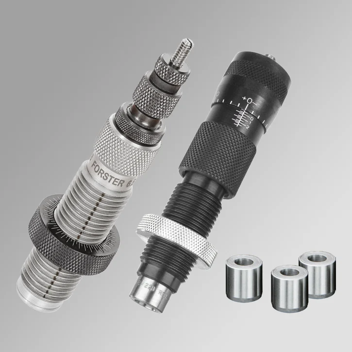 Forster Bushing Full Length Sizing Die Bench Rest Ultra Micrometer Seater Die 3 bushings (288 290 292) 6.5 Creedmoor