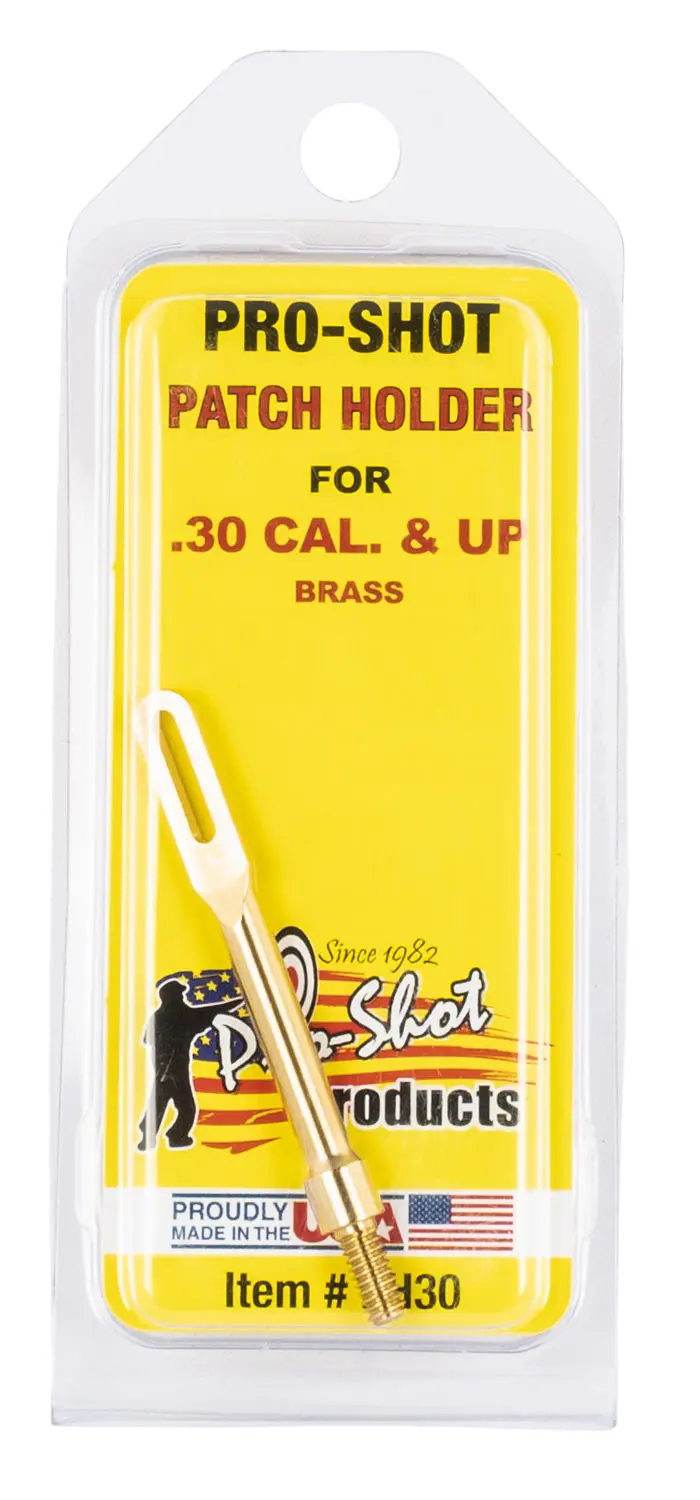 Pro-Shot PH30 Brass Patch Holder .30 - .50 Cal Rifle/Pistol #8-32" Thread Brass