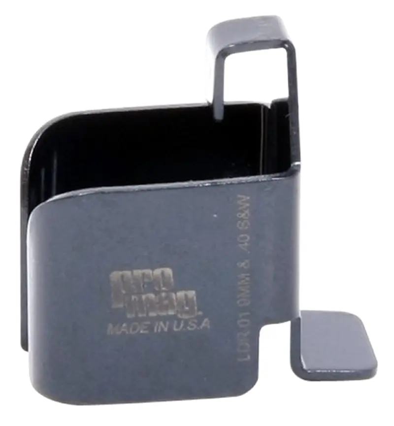 ProMag LDR01 Pistol Mag Loader Double Stack Style made of Steel with Black Finish for 9mm Luger, 40 S