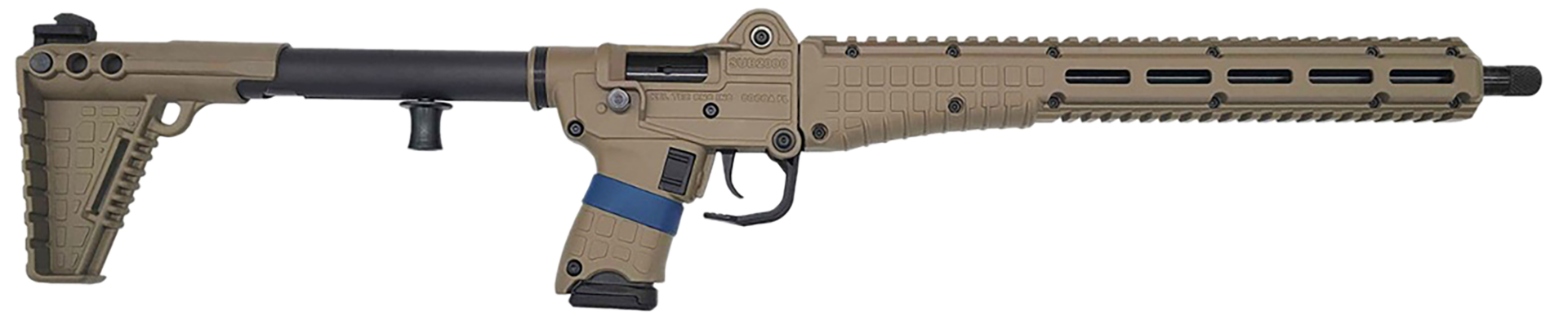Kel-Tec Sub2000 Gen 3 9mm 16.1" 15rd Rifle, Tan- SUB2K9GLKTAN