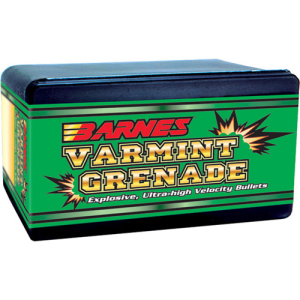 BARNES AMMO 22 Hornet Varmint Grenade FB 30Gr 100rd