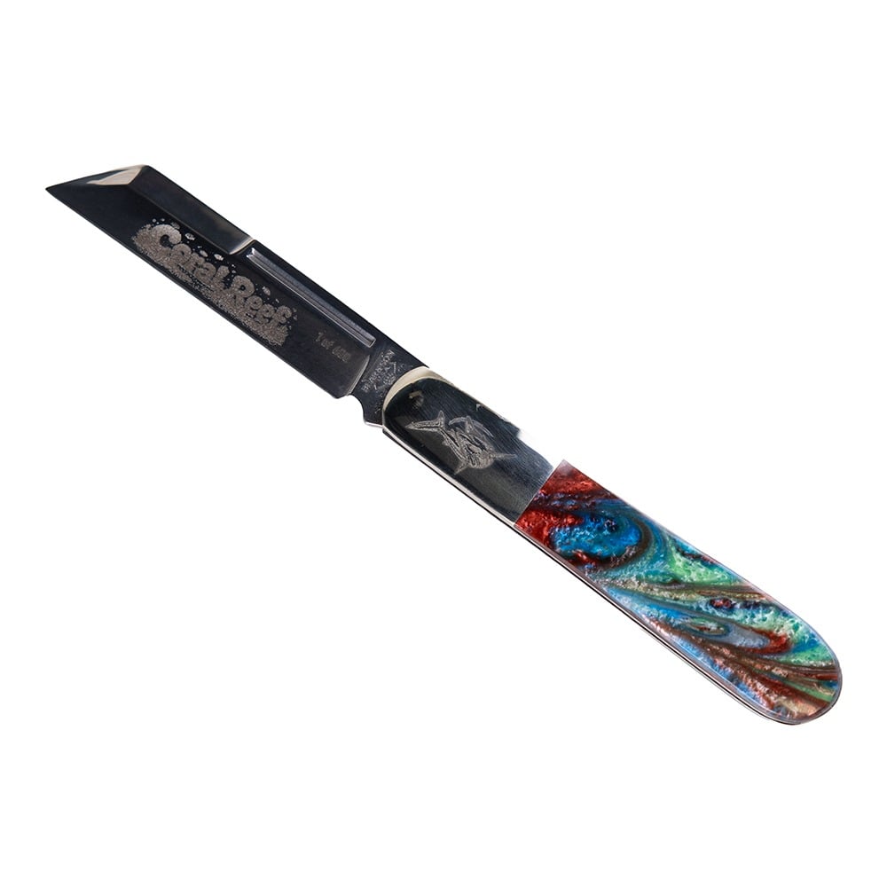 Bear & Son Barlow Folding Knife, Coral Reef