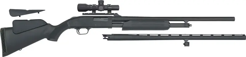 MOSSBERG 500 COMBO 20GA 3" - 26"VR 24"RIFLED 2.5X20 SCOPE