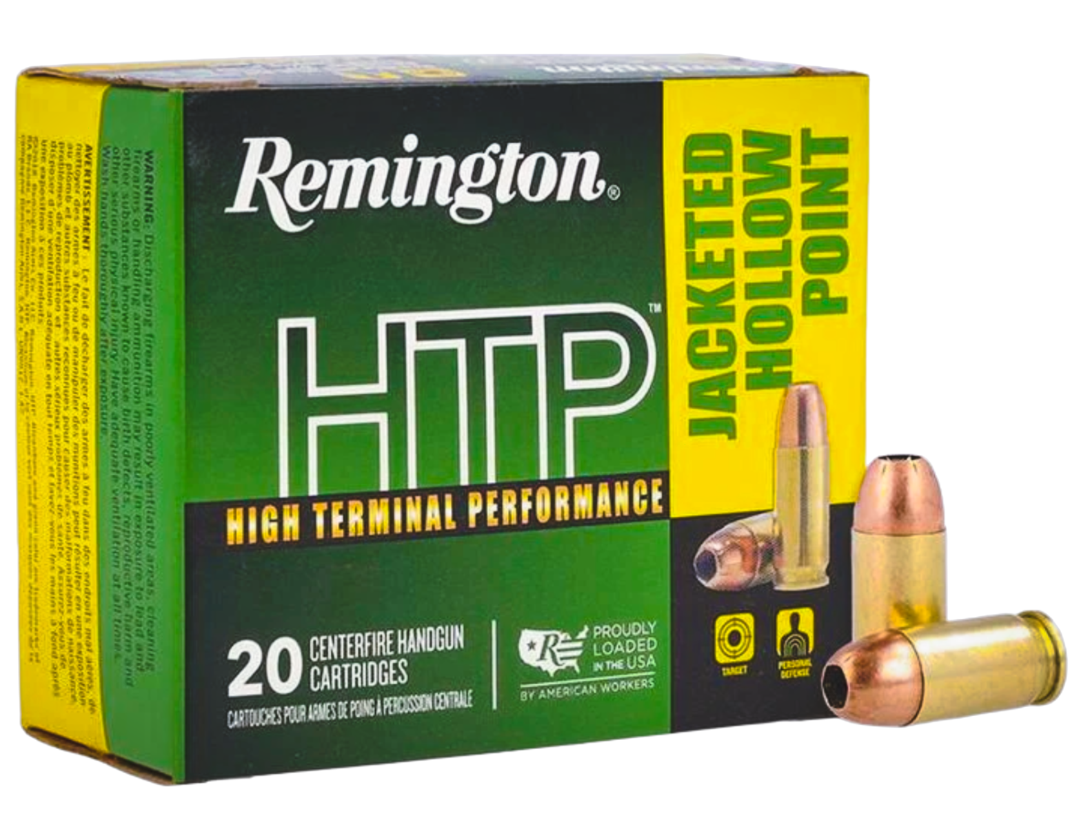 Remington Ammunition 22248 HTP 380ACP 88gr Jacketed Hollow Point 20 Per Box/25 Case - No Credit Card Fees - Low, flat rate shipping