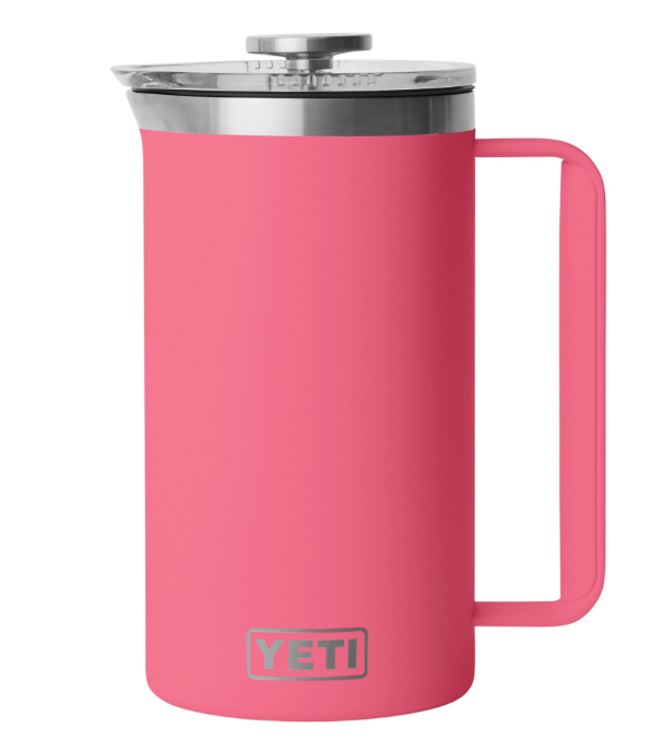 Yeti Rambler 34 oz French Press, Tropical Pink