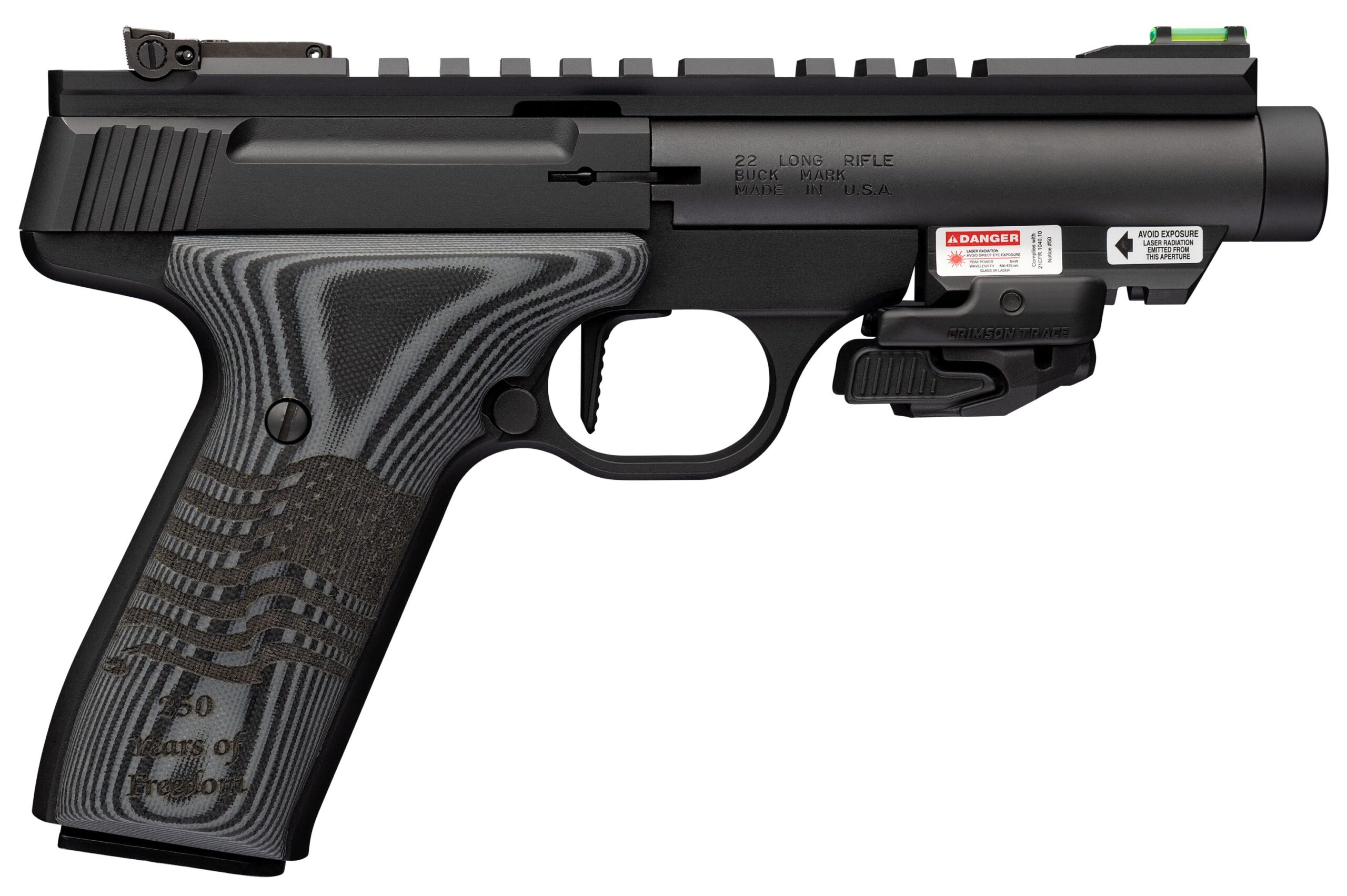 Browning Buck Mark Black Label 250 Laser SR 22LR Pistol