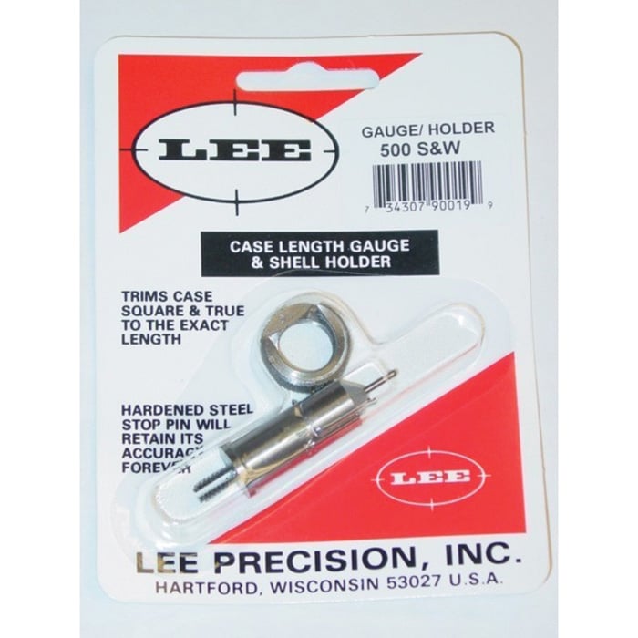 Lee Precision .500 S&W Steel Case Length Gauge, for Cutter and Lock Stud - 90019