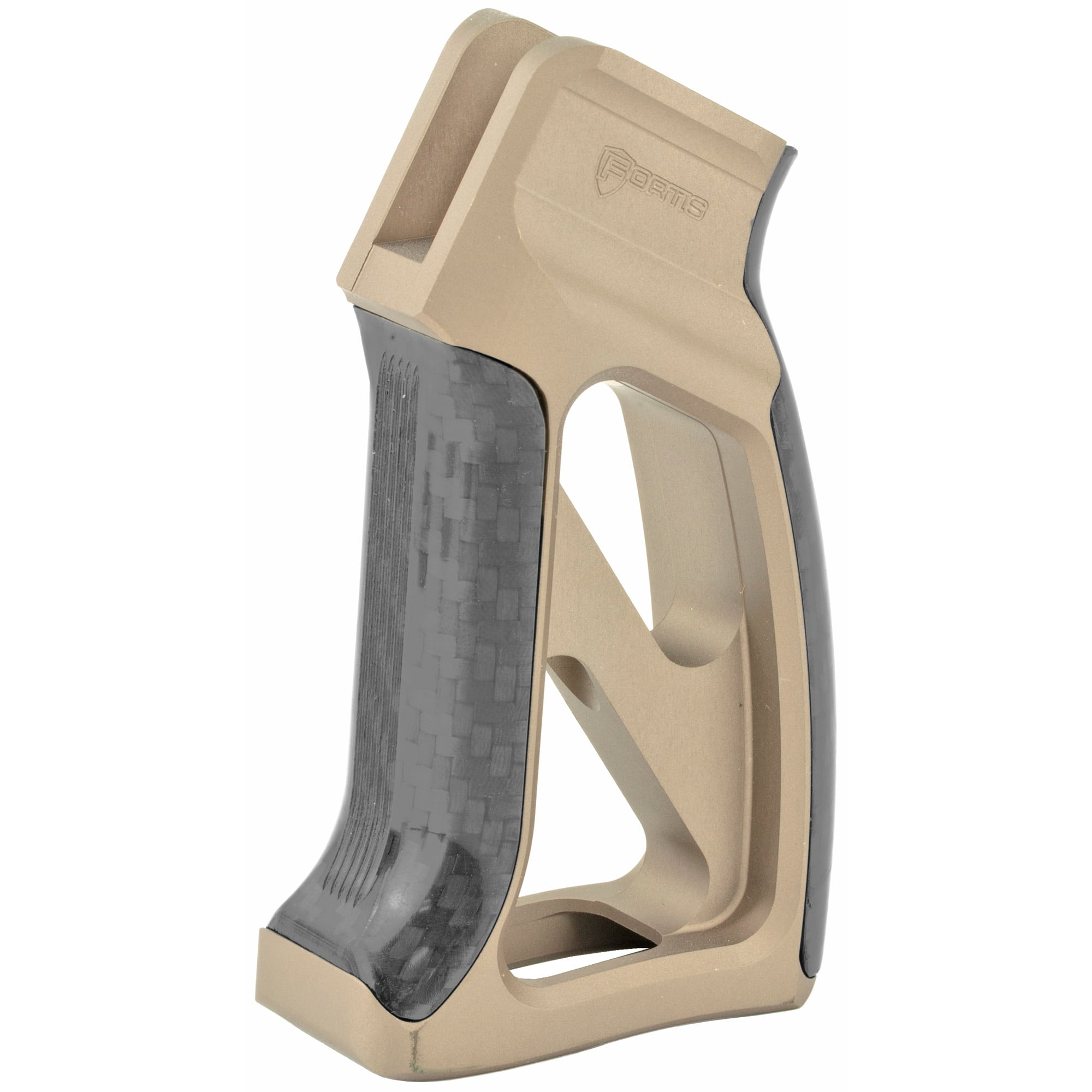 Fortis Torque AR-15 Pistol Grip with Carbon Fiber, Flat Dark Earth - TORPGCFFDE