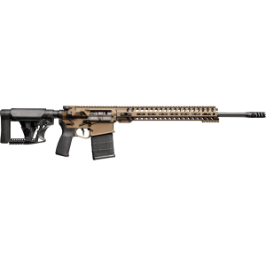 Patriot Ordnance Factory Revolution Gen4 6.5 Creedmoor 20 20 Round Cerakote Burnt Bronze Adjustable Magpul PRS Stock Rifle W/ MLOK Rail