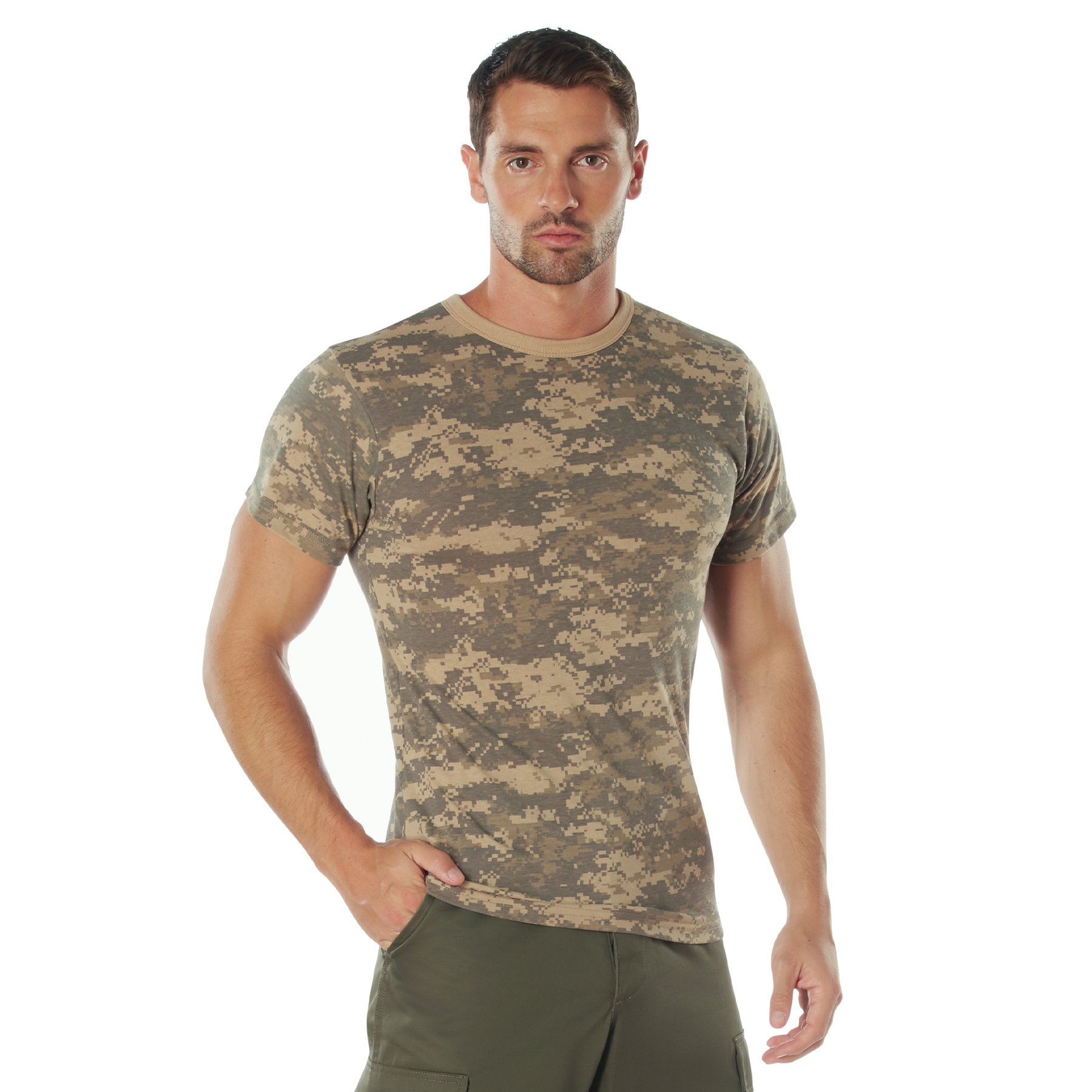 Rothco Digital Camo T-Shirt - Acu Digital Camo, Large