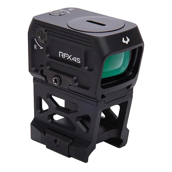 Viridian RFX45 Pro Green-Dot Reflex Sight 1x24mmx15.50mm - 5 MOA Dot Professional Green-Dot Sight for Tactical Precision - 981-0052