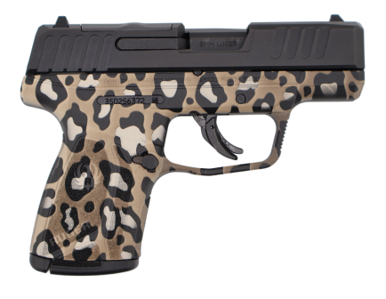 Ruger Max-9 3.2" 9mm 10rd O.R Pistol, Leopard Print w/ MS - 3519-LEOPARD