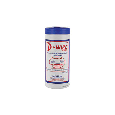 D-Lead 6"x7.5" Disposable Wipes, 12 Canisters per Case - WT-040