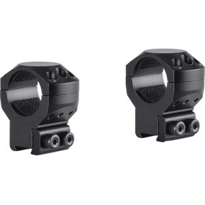 Hawke Sport Optics Tactical Match Airgun 9-11mm Dovetail 1" Scope Rings Matte High