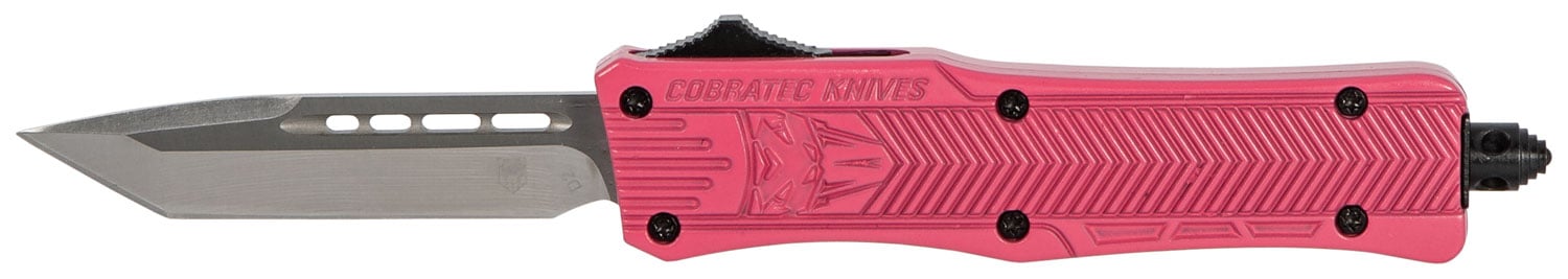 CobraTec Small CTK-1 2.75" Tanto OTF Knife, Pink - SPKCTK1STNS