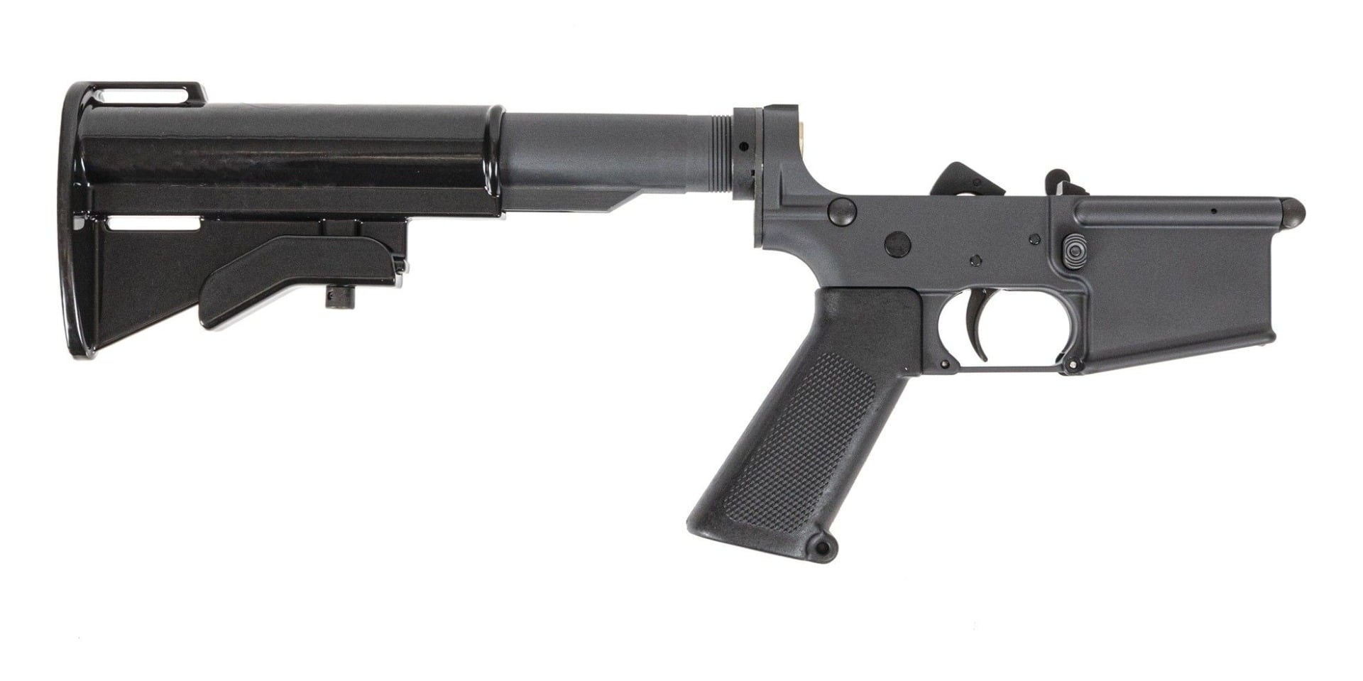 Harrington & Richardson Complete Gray Commando Lower, 2 position tube, Authentic Aluminum Stock